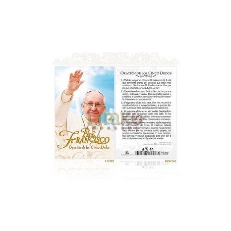 Papa Francisco (oración de los cinco dedos)