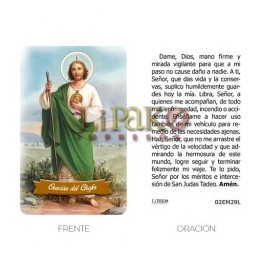 Oración del Chofer