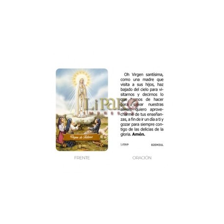 Virgen de Fatima