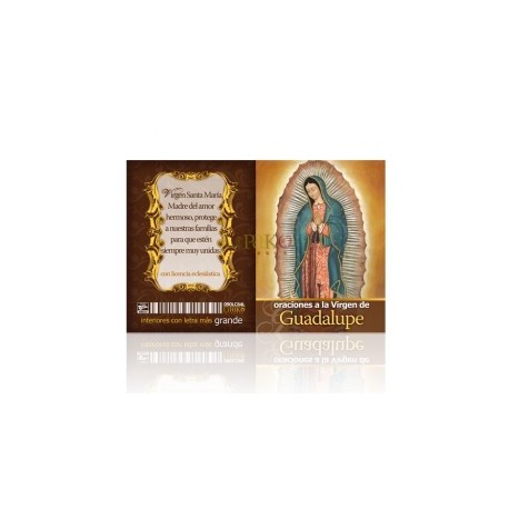 Oraciones a la Virgen de Guadalupe