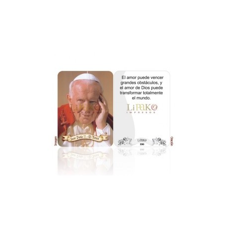 San Juan Pablo II  (el amor)