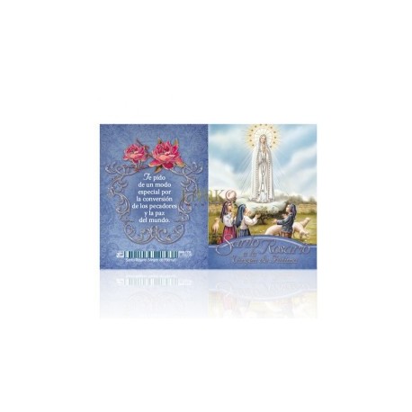 Santo Rosario (Virgen de Fátima) PLATA